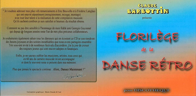 Claude Barbottin Floril&egrave;ge de la Danse R&eacute;tro