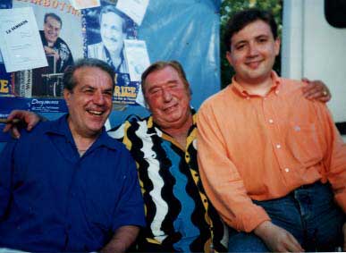 Claude Barbottin en compagnie d'Aimable et d'Eric Bouvelle